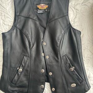 Harley-Davidson Black Leather Vest